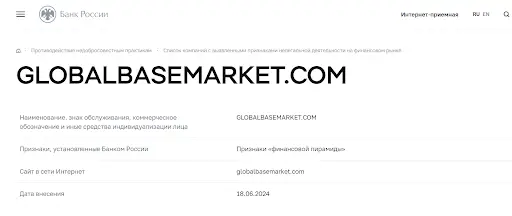 Кидалово Global Base Market