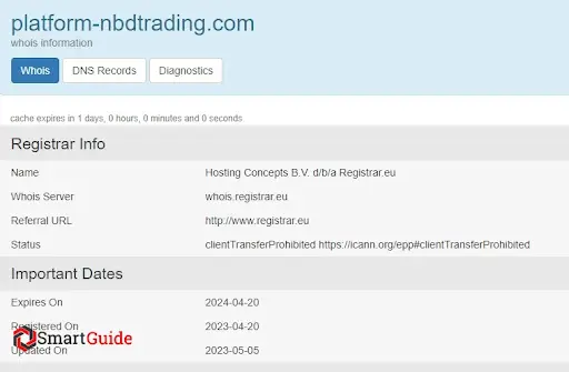 СКАМ platform-nbdtrading.com 