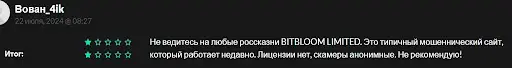 Пирамида BitBloom Limited