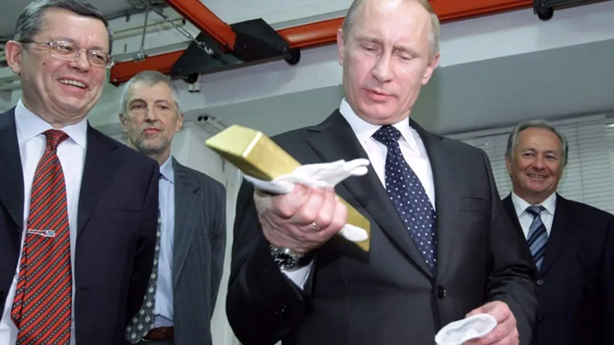 Где находится золотой запас России?