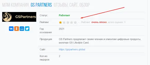 GSPartners обзор