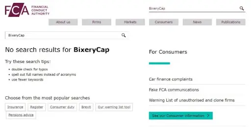 Развод BixeryCap