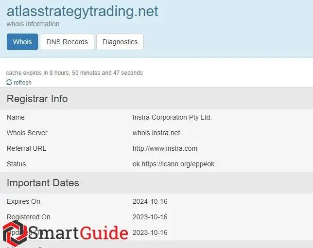 Брокер-мошенник atlasstrategytrading.net