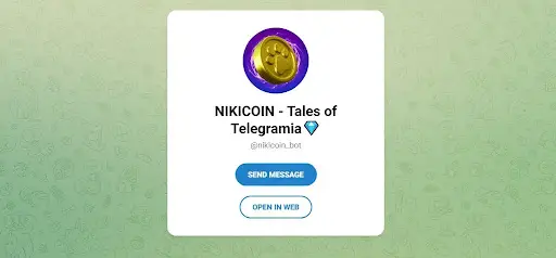 Реальный вывод средств из крипто игры NIKICOIN Tales of Telegramia Реальный вывод средств из крипто игры NIKICOIN Tales of Telegramia 