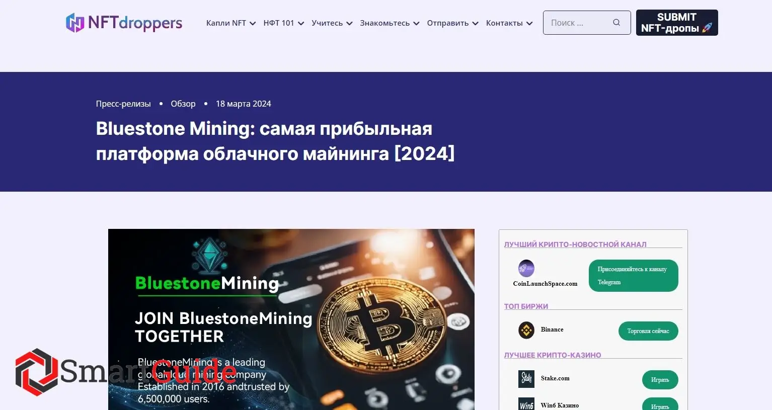 Жалобы на лохотрон bluestonemining