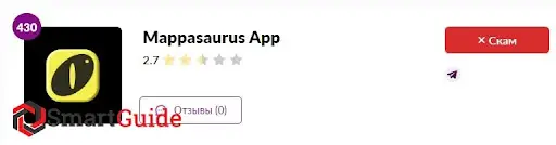 🧐 Отзывы о Mappasaurus App